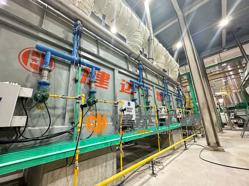 磷酸鐵材料干燥系統(tǒng)調試中