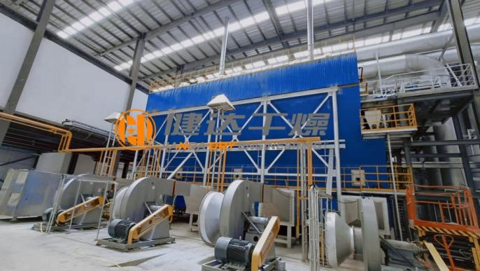 每小時11.5噸沸騰流化床酒糟干化處理